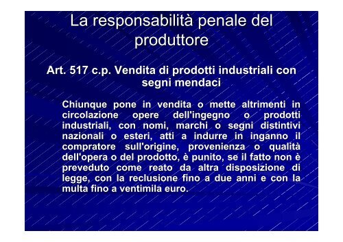 I dispositivi di protezione individuale di prima categoria - Camera di ...