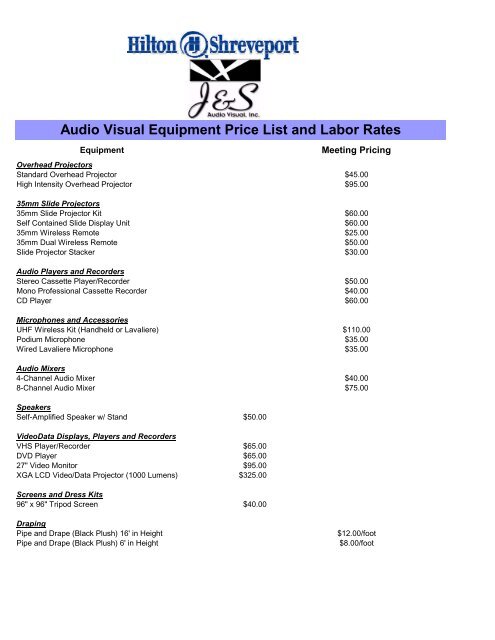 visual display screens pricelist