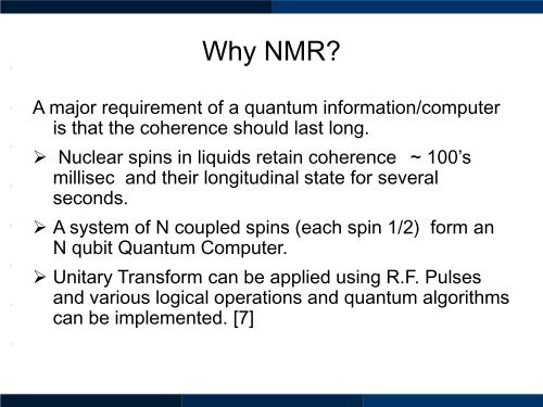 Superoperators for NMR Quantum information processing