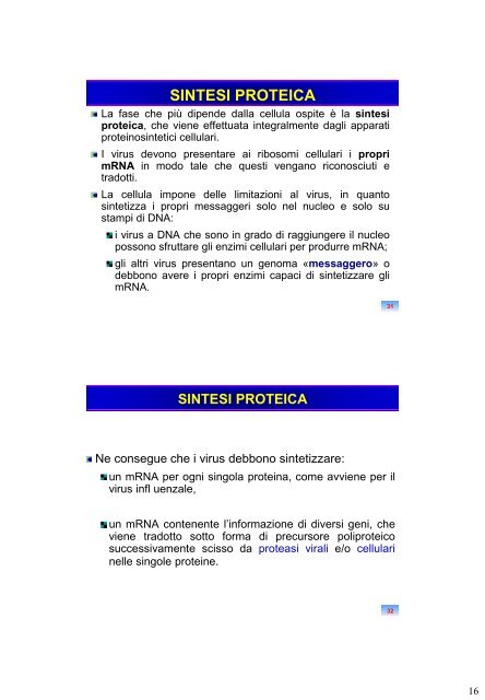 CICLO REPLICATIVO - Sezione di Microbiologia