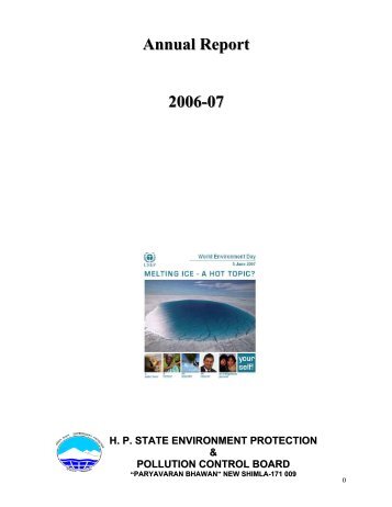 Annual Report 2006-07 - HP State Pollution Control Board