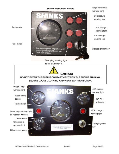 Shanks Owners manual (10 Build) 30, 30H, 35, 35H, 40 ... - EP Barrus