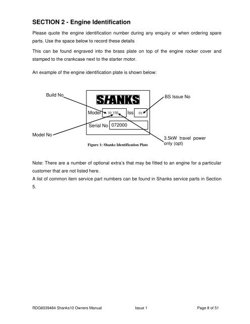 Shanks Owners manual (10 Build) 30, 30H, 35, 35H, 40 ... - EP Barrus