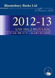 Law Titles Brochure 2012-13 - Bloomsbury Books Ltd
