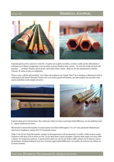 Italian Bamboo Rodmakers Association Anno 5 Numero 8 Gennaio ...