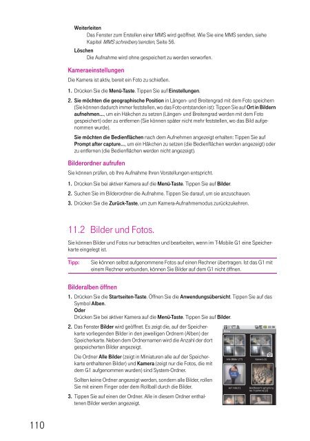 T-Mobile G1, BS Android - Altehandys.de