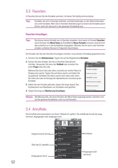 T-Mobile G1, BS Android - Altehandys.de