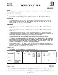 Cessna Service Letter SEL-57-01 Revision 1