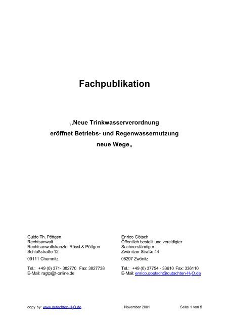 Publikation als PDF - Gep-h2o.de