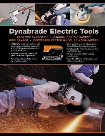 Dynabrade Electric Tools - Dynabrade Inc.