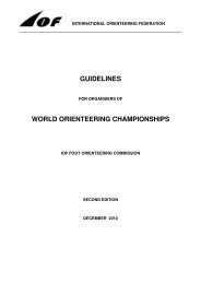 WOC Guidelines.pdf - the IOF / Top - International Orienteering ...