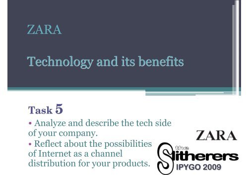 Project presentation A case-study of ZARA Project ... - UPV