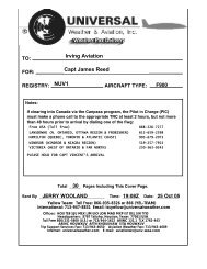 Weather Fax Delivery Form Sample - Universal Weather and ...