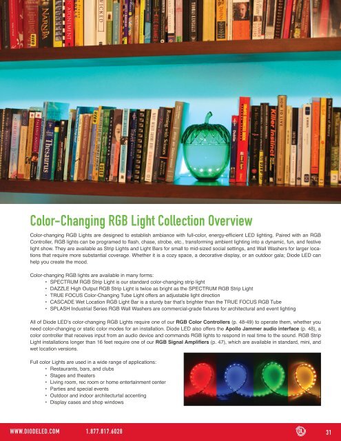 to Download our 2012 Catalog - Diode LED