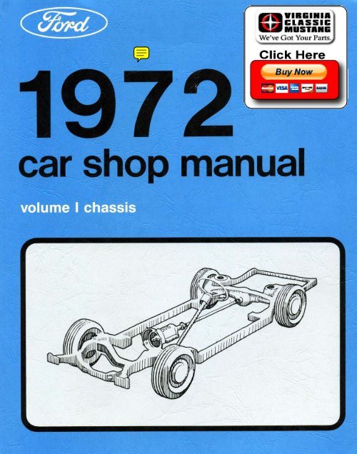 DEMO - 1972 Ford Car Shop Manual (Vol I-V) - ForelPublishing.com