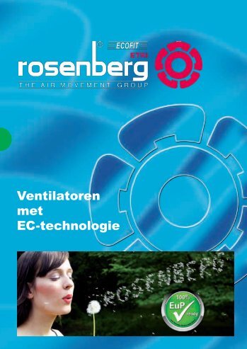 Ventilatoren met EC-technologie - Rosenberg Belgium