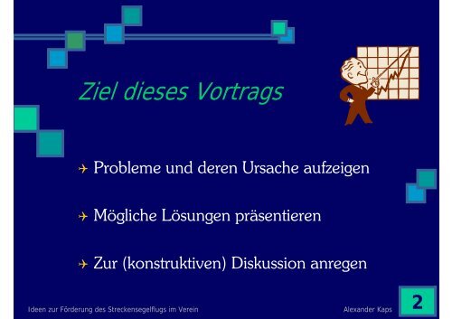 Förderung des Streckensegelflugs im Verein