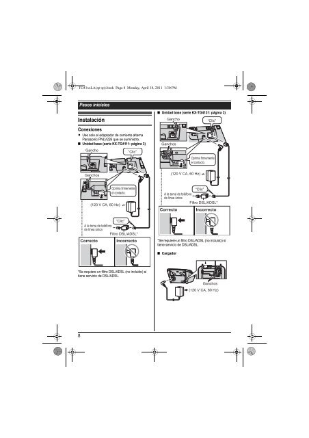 Manual de Usuario Familia KX-TG41xx() - Panasonic