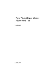 PDF Fischli/Weiss - Raum ohne Titel - art public plaiv