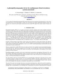 A photoplethysmography device for multipurpose blood circulatory ...
