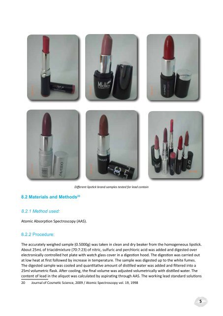 THE PROBLEM OF LEAD IN LIPSTICKS IN NEPAL - GAIA