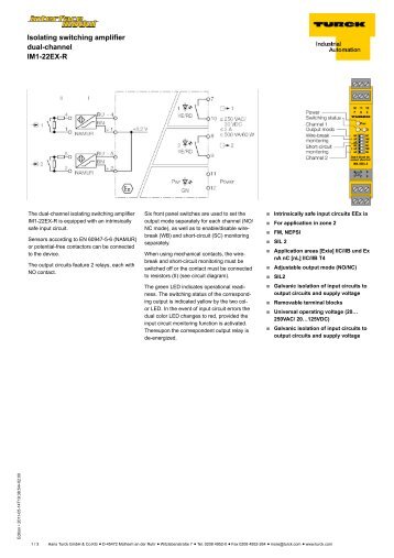 Isolating switching amplifier - Ex-Baltic