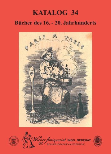 KATALOG 34 - International League of Antiquarian Booksellers