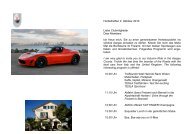 Info zum Anlass - Maserati Club Schweiz