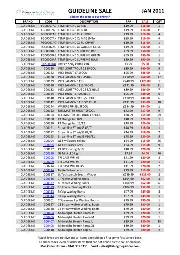 GUIDELINE SALE