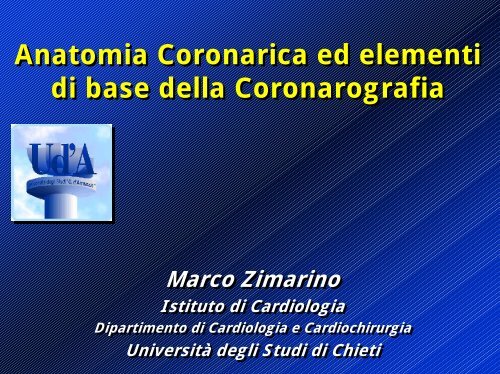 L'ABC della coronarografia - Anmco