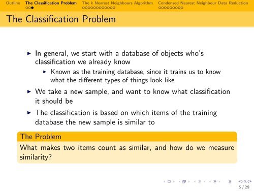 Outline The Class