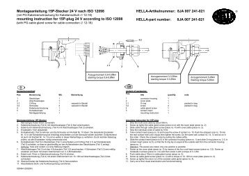 Montageanleitung 15P-Stecker 24 V nach ISO ... - Autoteilemann