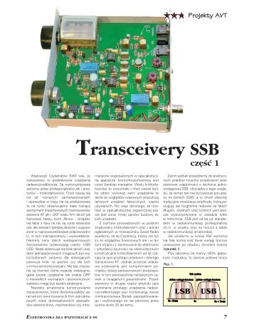 Transceivery SSB, cz. 1 (803KB) - Elportal