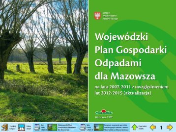 WojewÃ³dzki Plan Gospodarki Odpadami dla Mazowsza