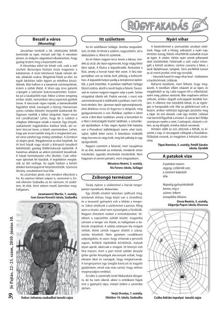 LXIV. Ã©vf. 22-23. szÃ¡m - TippNet