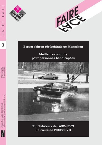 Faire Face, Ausgabe/Edition 3-2002 - ASPr-SVG