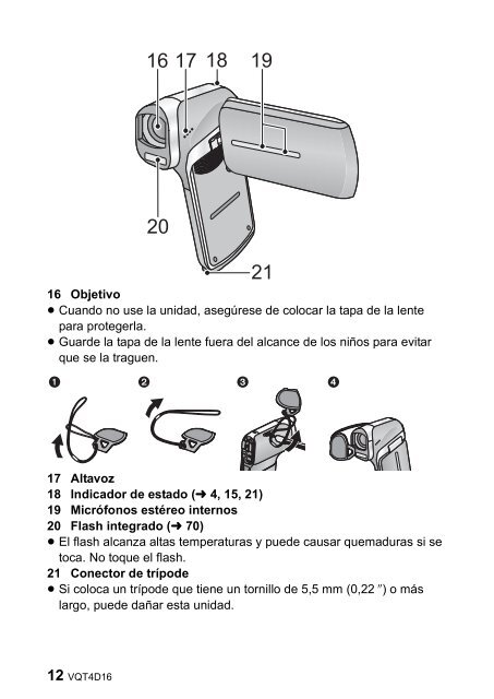 Manual de Usuario para la Filmadora Modelo HX ... - Panasonic