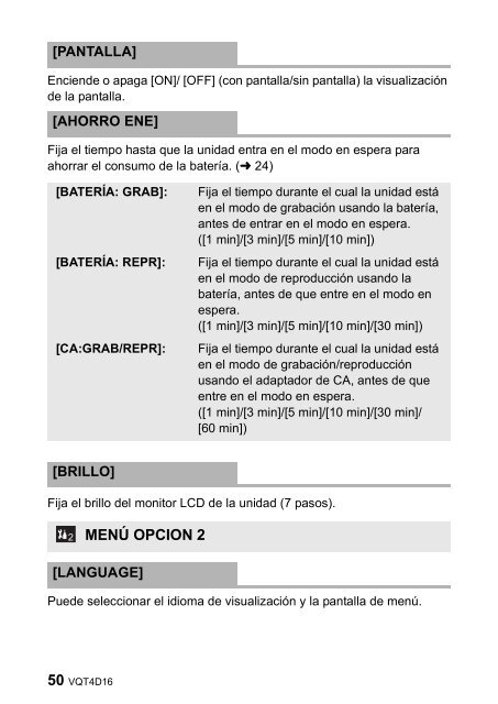 Manual de Usuario para la Filmadora Modelo HX ... - Panasonic