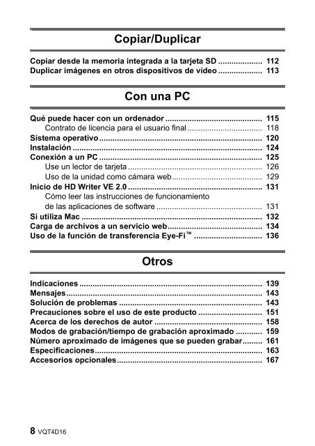 Manual de Usuario para la Filmadora Modelo HX ... - Panasonic