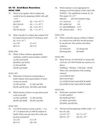Worksheets Acid Base Reactions Worksheet 0 0181 mol h ch 18 acid base reactions chemmybear com