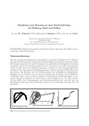 Simulation und Messung an einer Kurbelschwinge mit Reibung ...