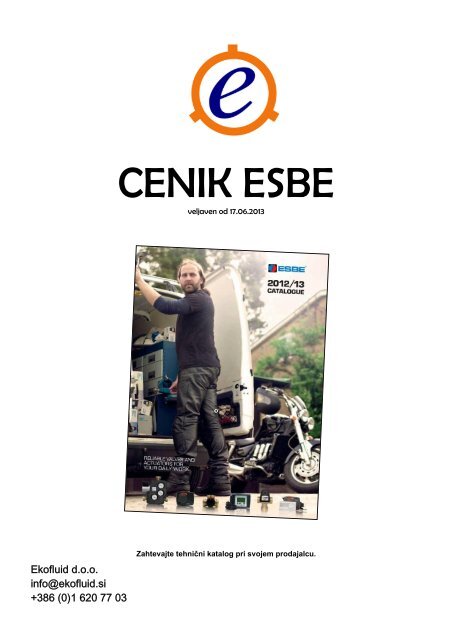 CENIK ESBE - Ekofluid
