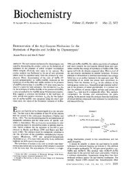 Biochemistry - UCSF Macromolecular Structure Group