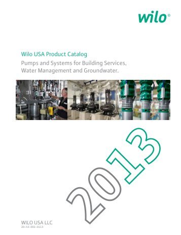 Wilo USA Product Catalog Pumps and Systems for Building ...