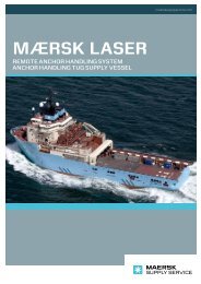 mÃ¦rsk laser - remote anchor handling system - Maersk Supply Service