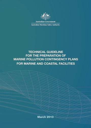 contingency planning guidelines - australian maritime safety .