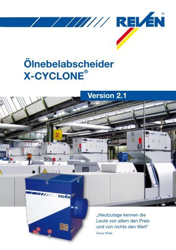 REVEN Ölnebelabscheider X-CYCLONE® 2.1 – deutsch