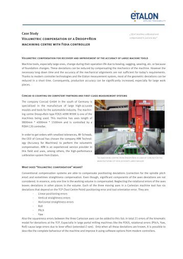 case study fidia (pdf) - etalon ag