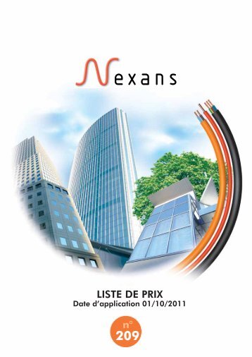 LISTE DE PRIX - Nexans