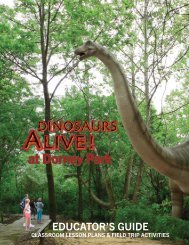 to download the Dinosaurs Alive! Educator's Guide - Dorney Park
